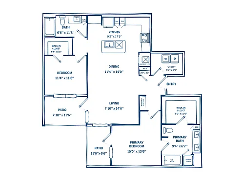 Floor plan B3HC-H