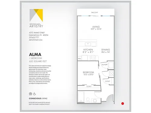 Floor plan Alma