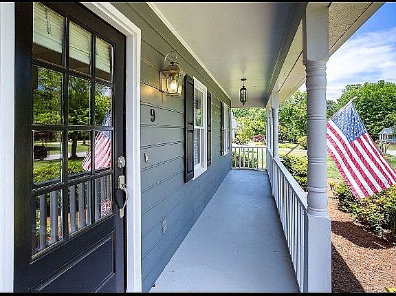 Large front porch