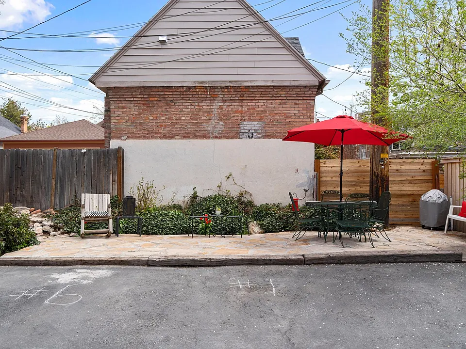 Shared patio space just out your front door!