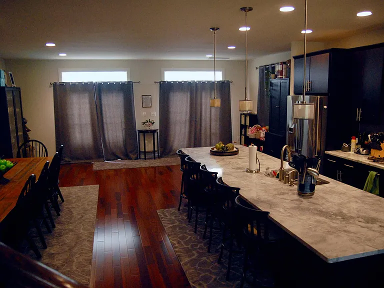 Kitchen & Dining to deck doors