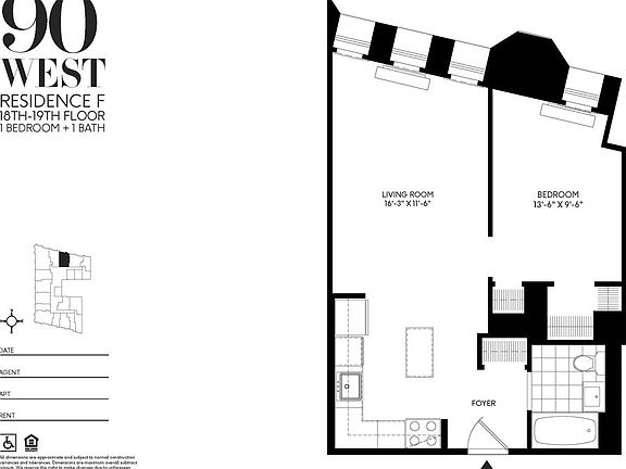 2nd image of 90 West St APT 18F