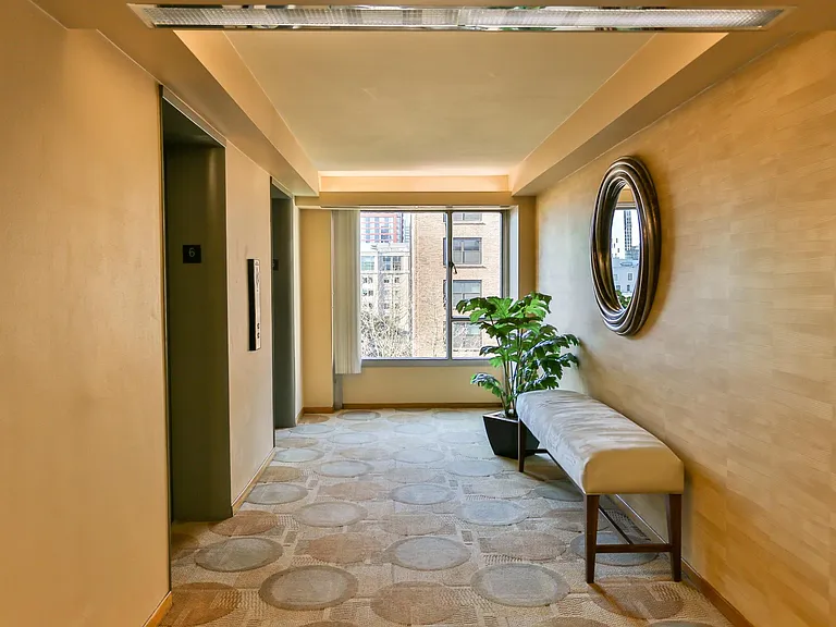 Elevator lobby of the 6th floor.