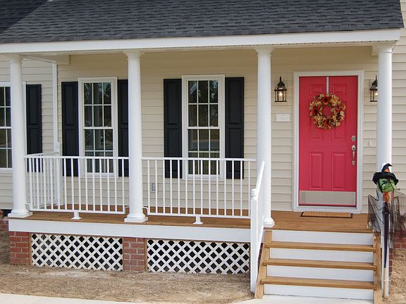 Front Porch with Columns