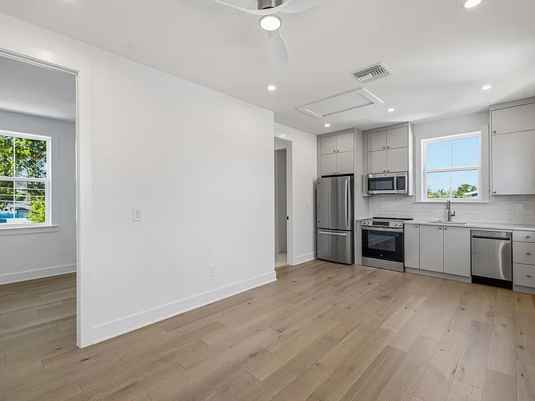 Living space with seperate bedroom and bathroom