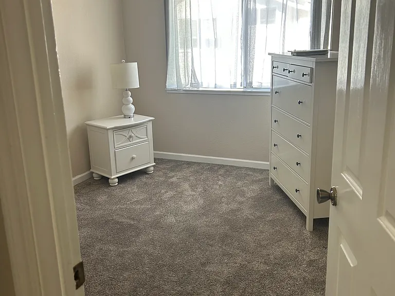 bedroom and furnishing included