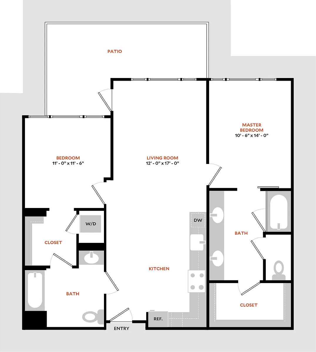 Floor plan Live-Work 2A