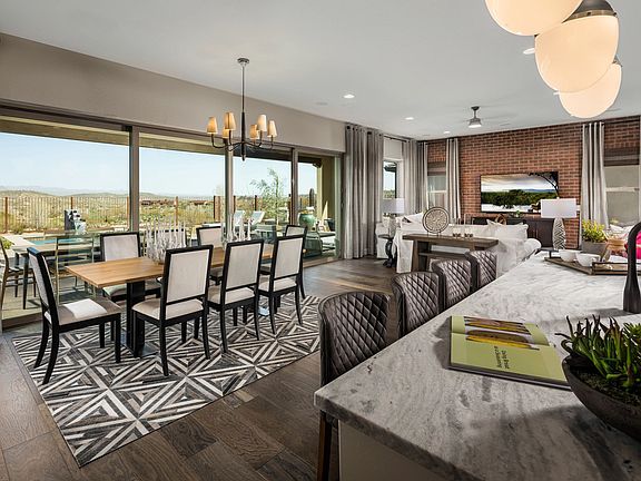Model Home Kitchen Dining