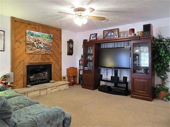 Plenty of room for your entertainment set.