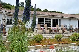 South facing terrace with views of Carmel Valley