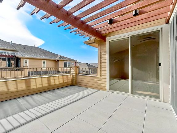 Deck facing primary bedroom