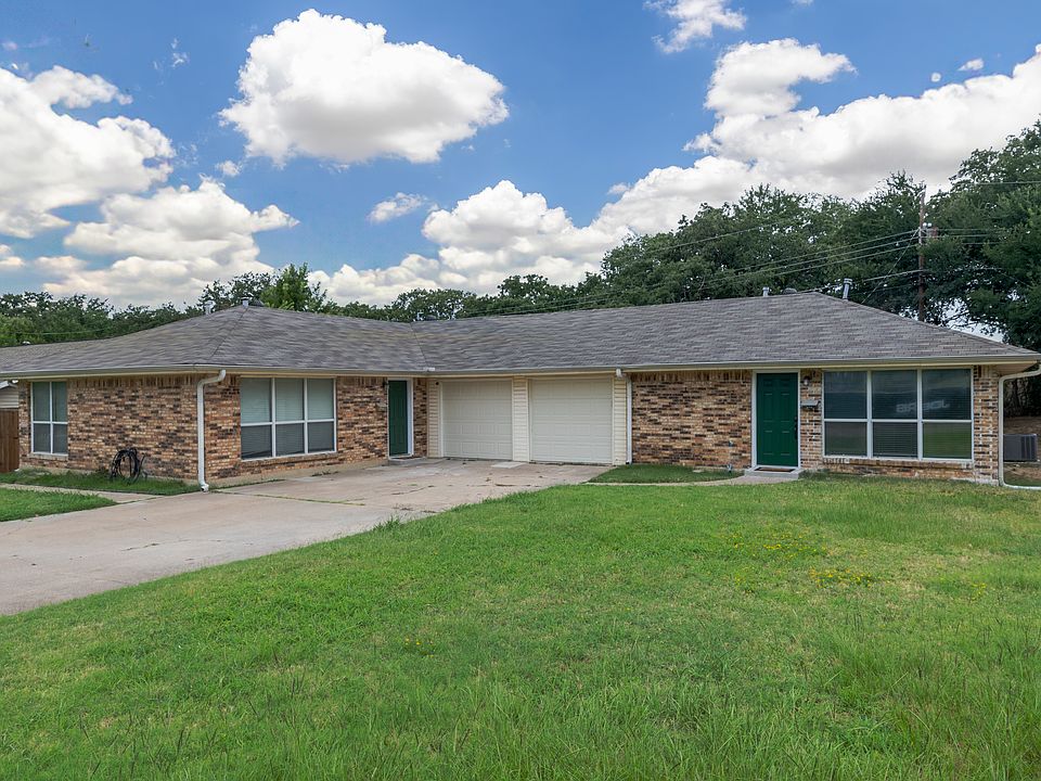 The front of the duplex.
