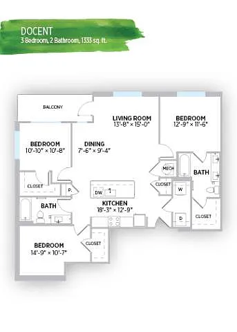 Floor plan Docent
