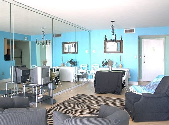 The living room from the corner