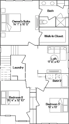 3 bed, 2.5 bath, 1924 sqft, $2,145 — Photo 3