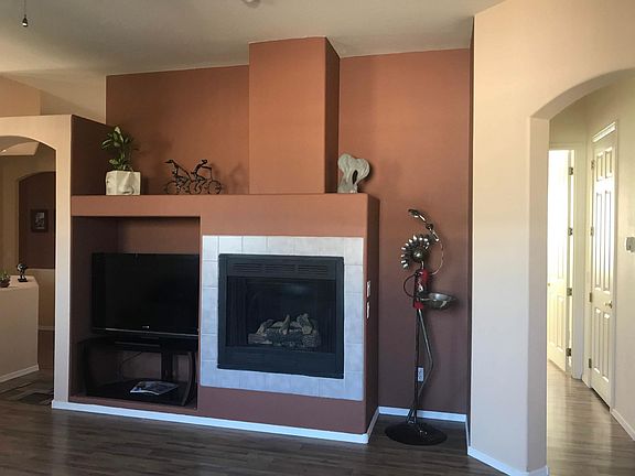 Living room fireplace