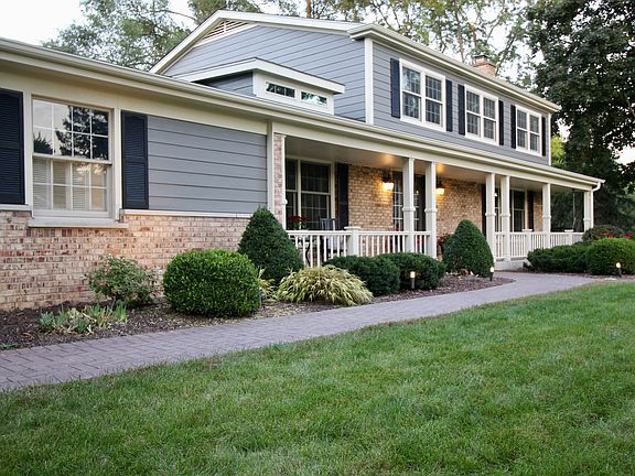 Real Brick Front Walk