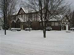 Winter allows better view of the house without the trees obscuring the house.