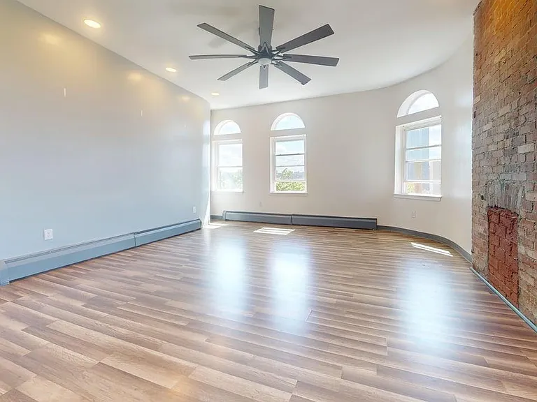 Giant living room with panoramic view of city