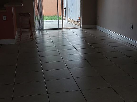 living area from front door