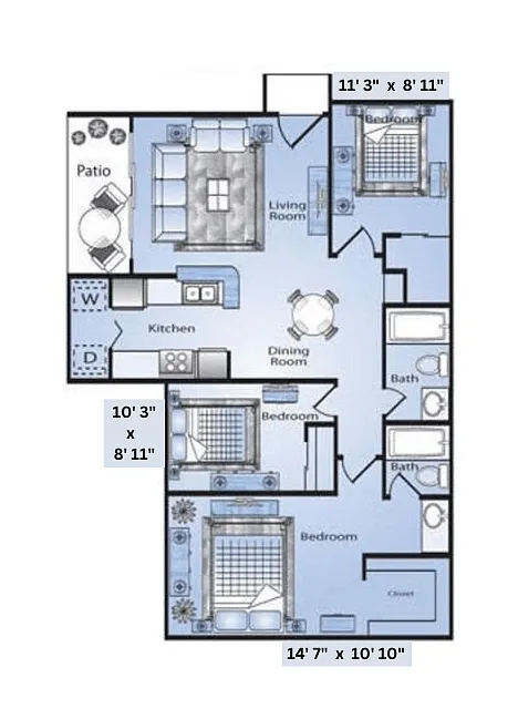 Floor plan C1