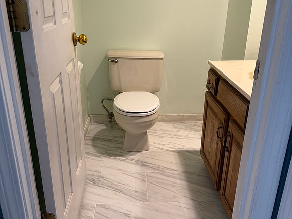 First floor half bath