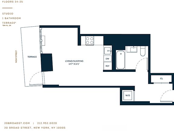 2nd image of 20 Broad St #2402