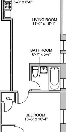 2nd image of 117 W 13th St APT 49