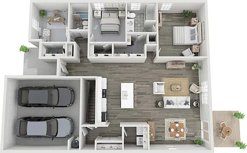 Floor plan The Denton w/ Basement