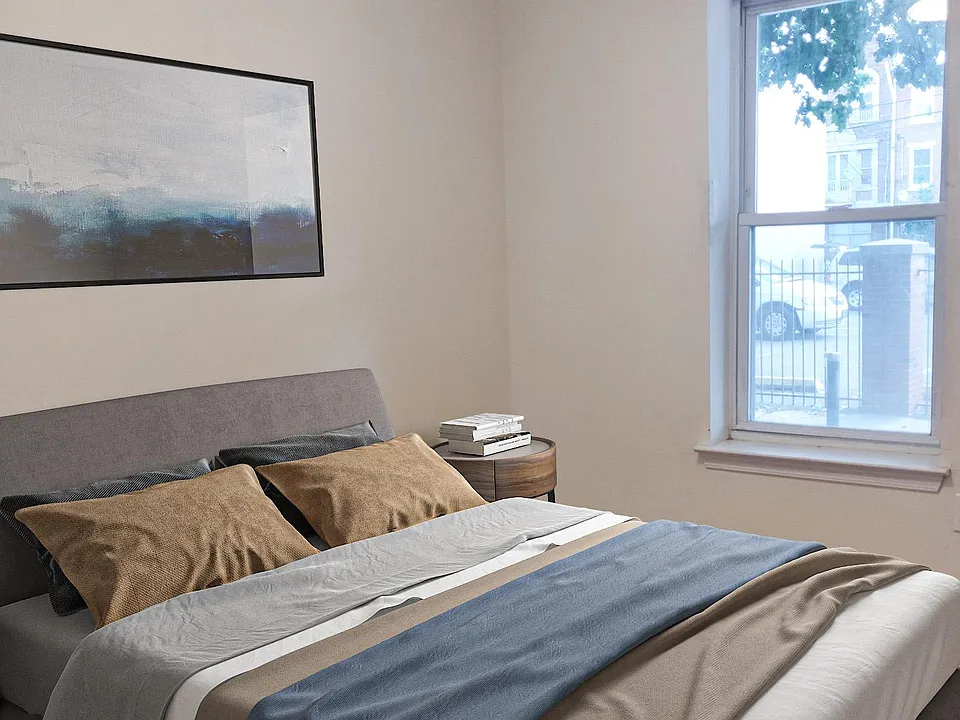 Bedroom with full-size bed