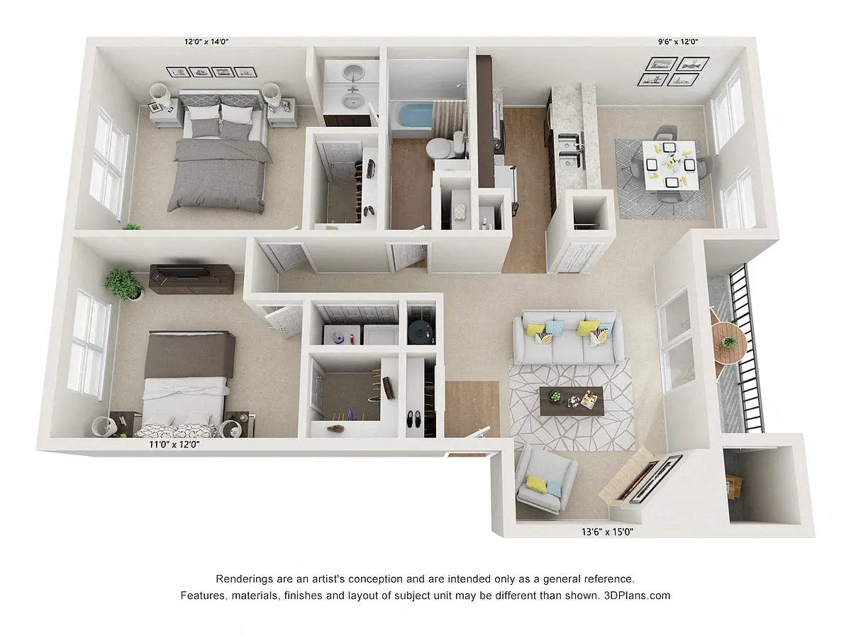 Floor plan The Willow