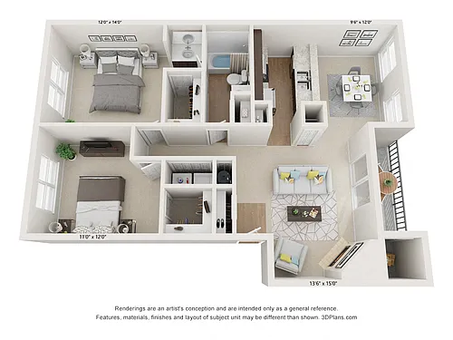 Floor plan The Willow