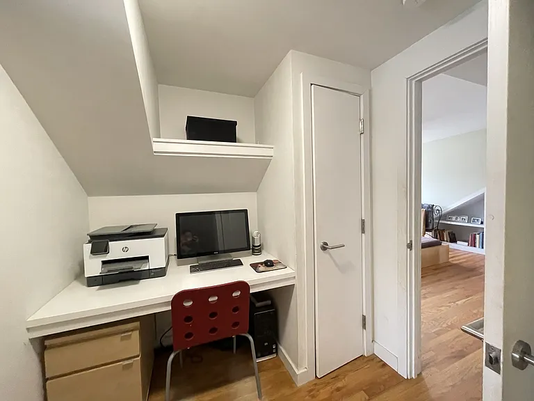 Desk area with view to Primary Bedroom