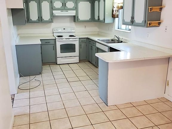 Kitchen with a lot of storage