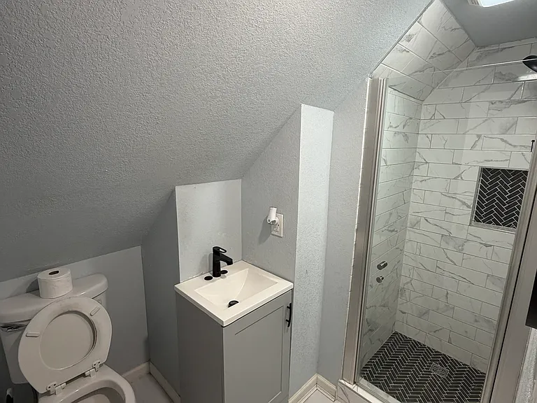 walk in shower/ restroom