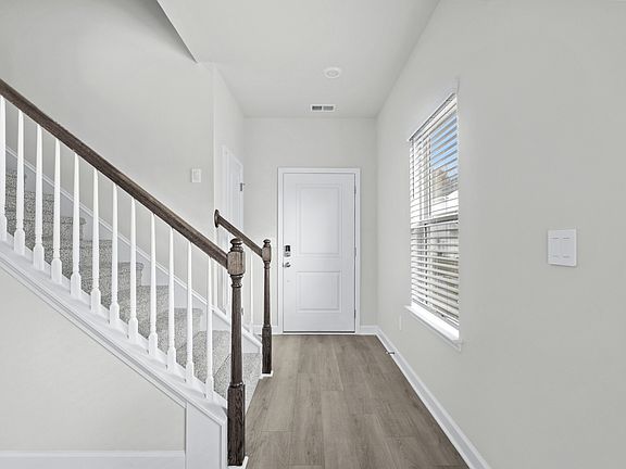 Step inside the Roswell, open-concept living space.