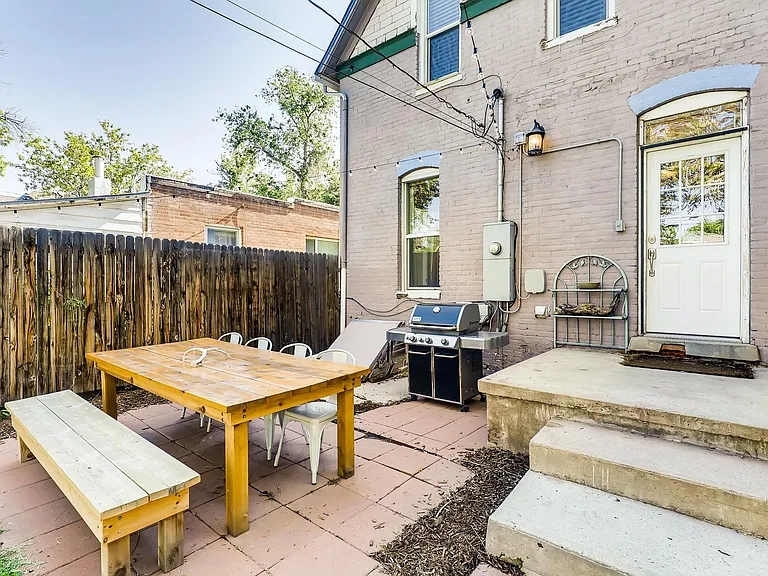 Backyard patio