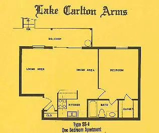 Floor plan 1 Bedroom