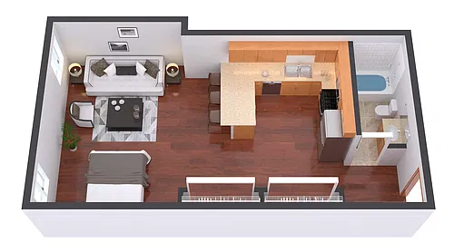 Floor plan Studio Large