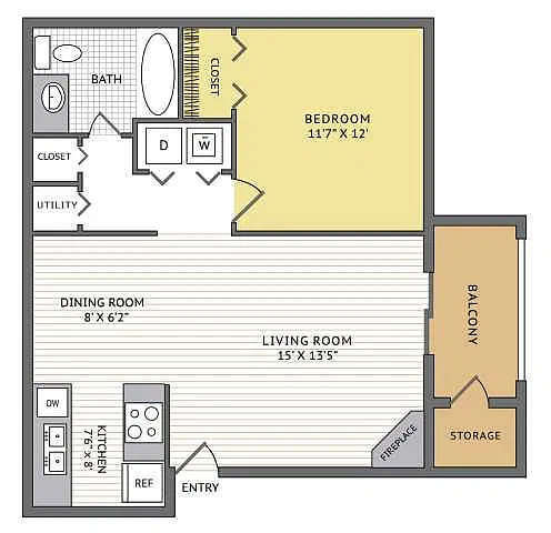 Floor plan Becton Renovated