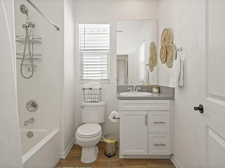 Hallway bathroom