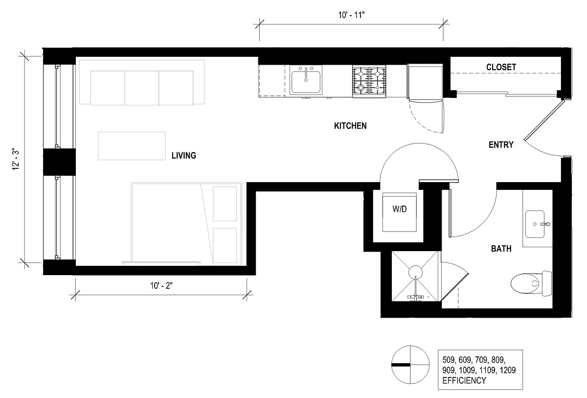 Floor plan A13