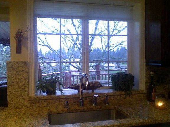 View from kitchen
