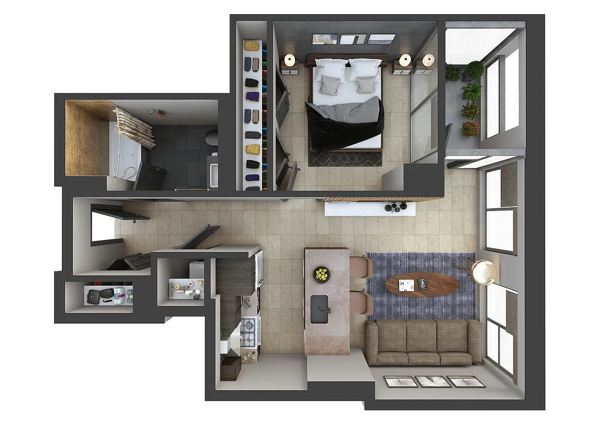 Floor plan A1