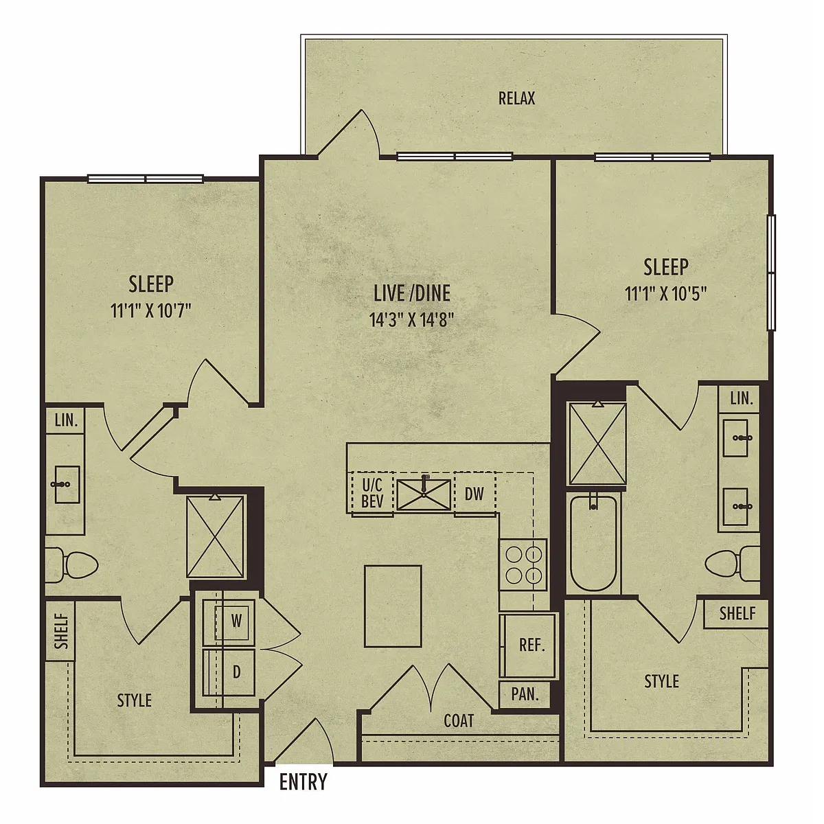 Floor plan 2H