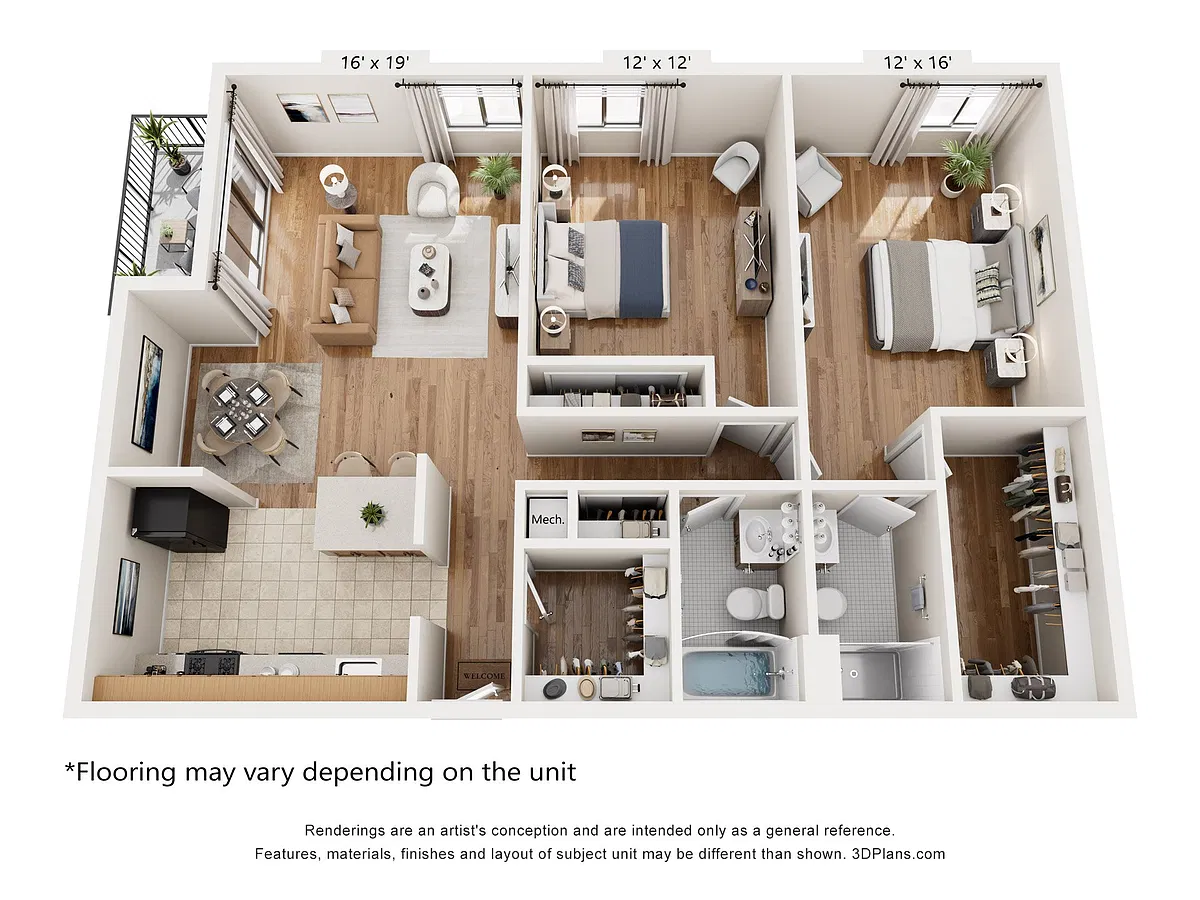 Floor plan B1