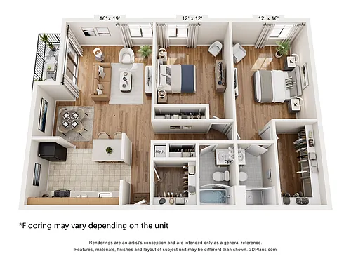Floor plan B1
