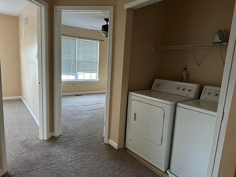 Washer Dryer in the second floor