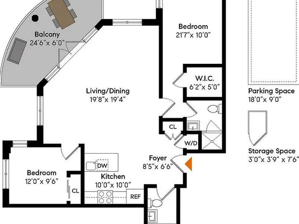 100 Maspeth Ave APT 2C, Brooklyn, NY 11211
