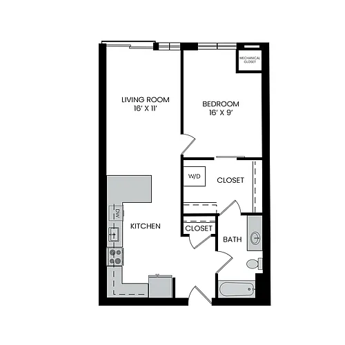 Floor plan A1 AFFORDABLE